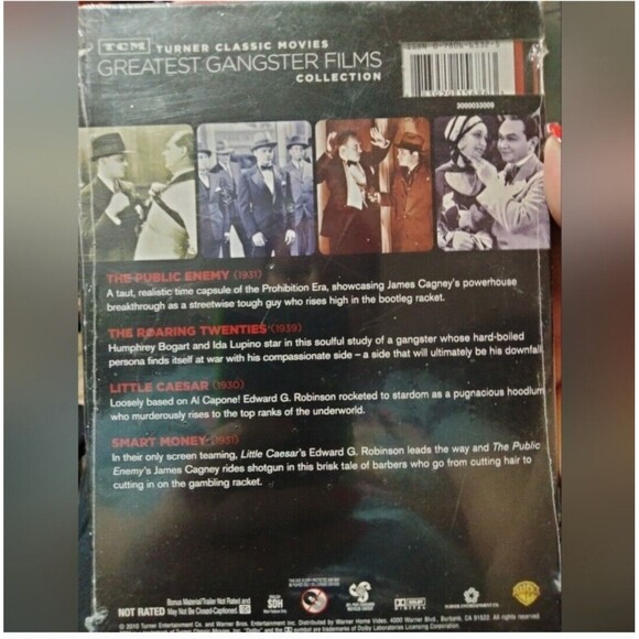 TCM Greatest Gangster Films Collection: Prohibition Era (DVD, 2010, 2-Disc Set) - Picture 2 of 2